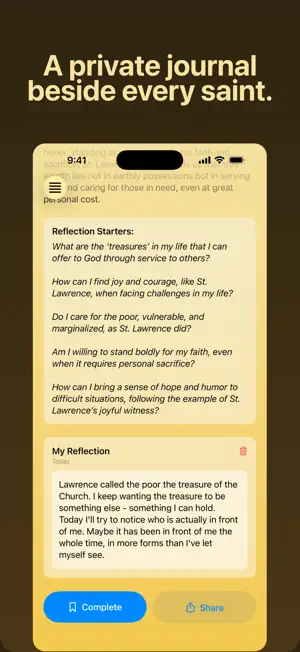 Daily Saint Reflections screenshot 2