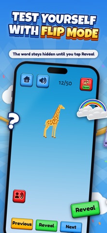 Fun English Flashcards iPhone screenshot