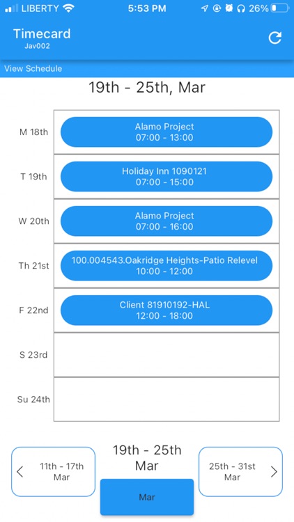Timecard GPS screenshot-5
