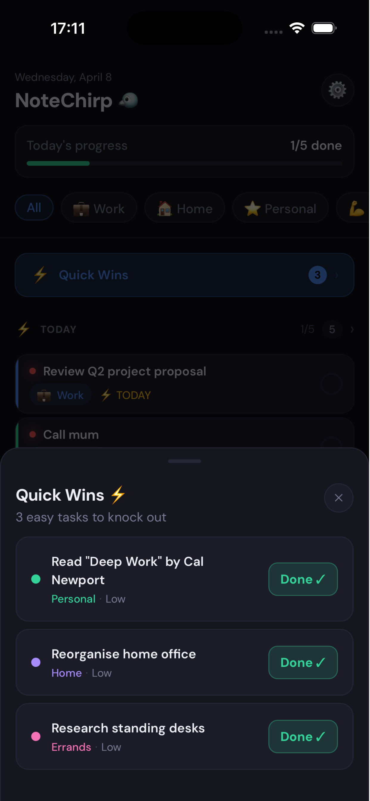 Notechirp - Speak Your Tasks