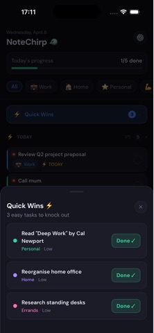 NoteChirp - Voice Task & Lists Screenshot 5 of 5