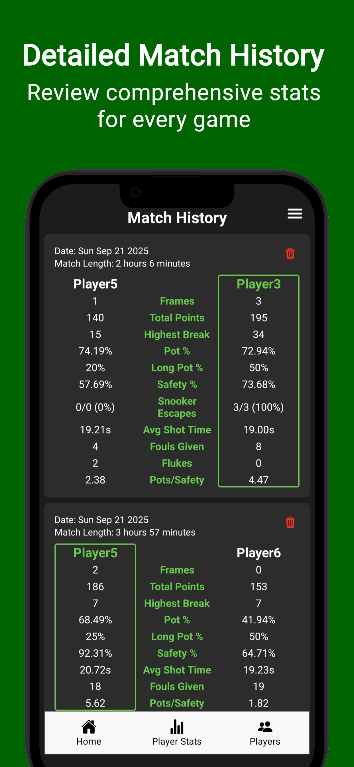 Snooker Scoreboard SnookerSync screenshot 6
