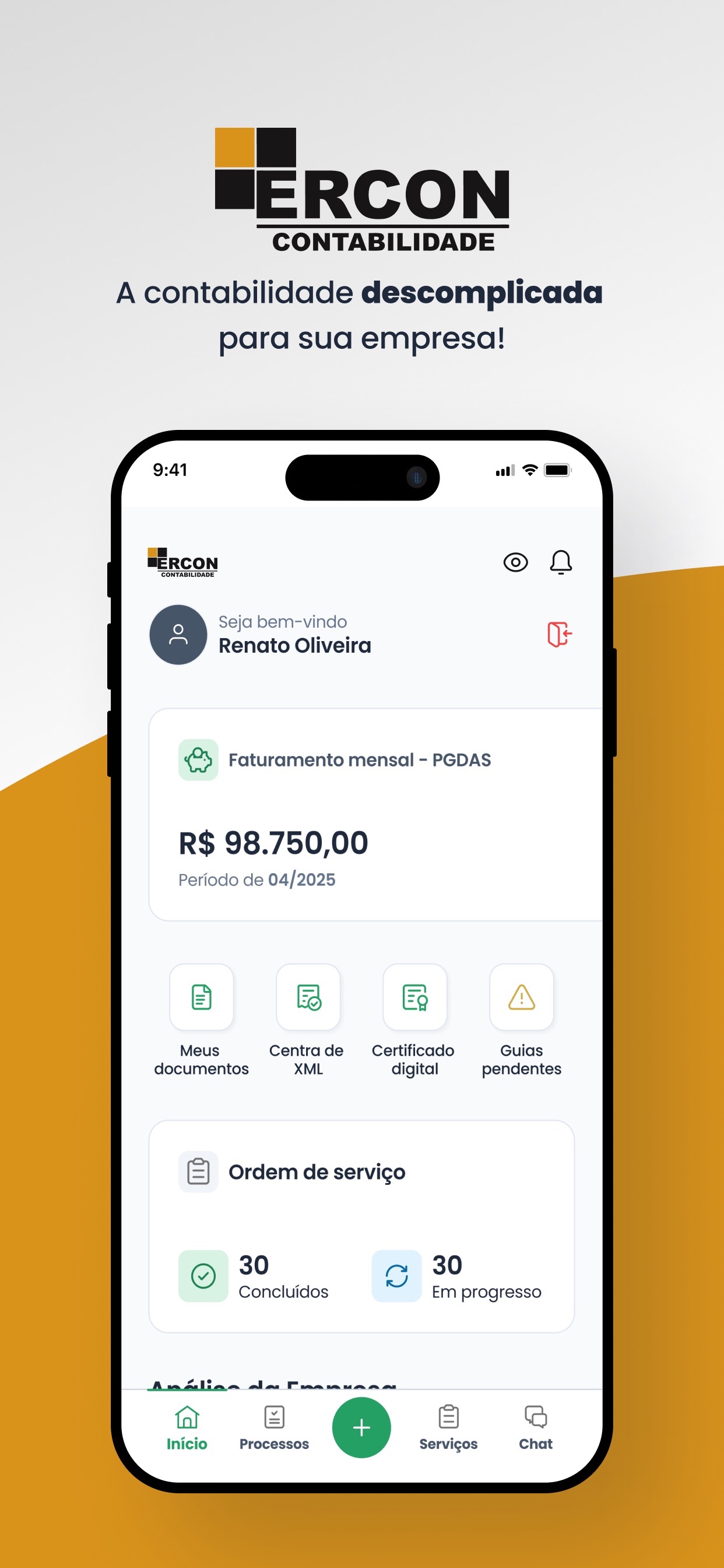 Screenshot 1 of ERCON Contabilidade
