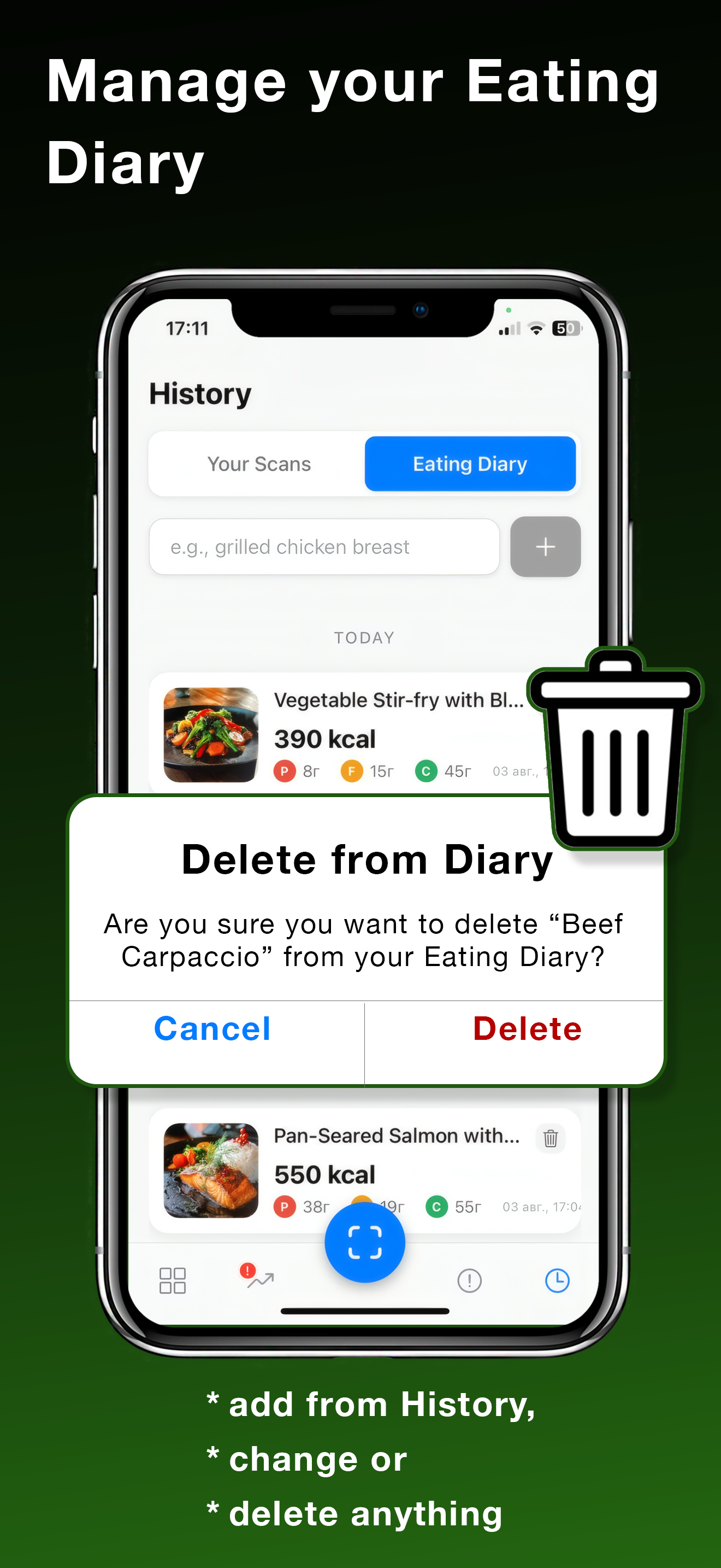 Calories Tracker NutriCheckerS screenshot 6