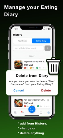 Calories Tracker NutriCheckerS screenshot