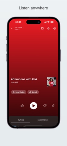 K105.3 screenshot
