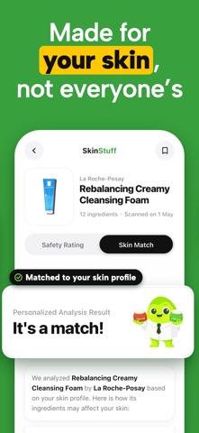 Skincare Scanner - SkinStuff iPhone screenshot 3