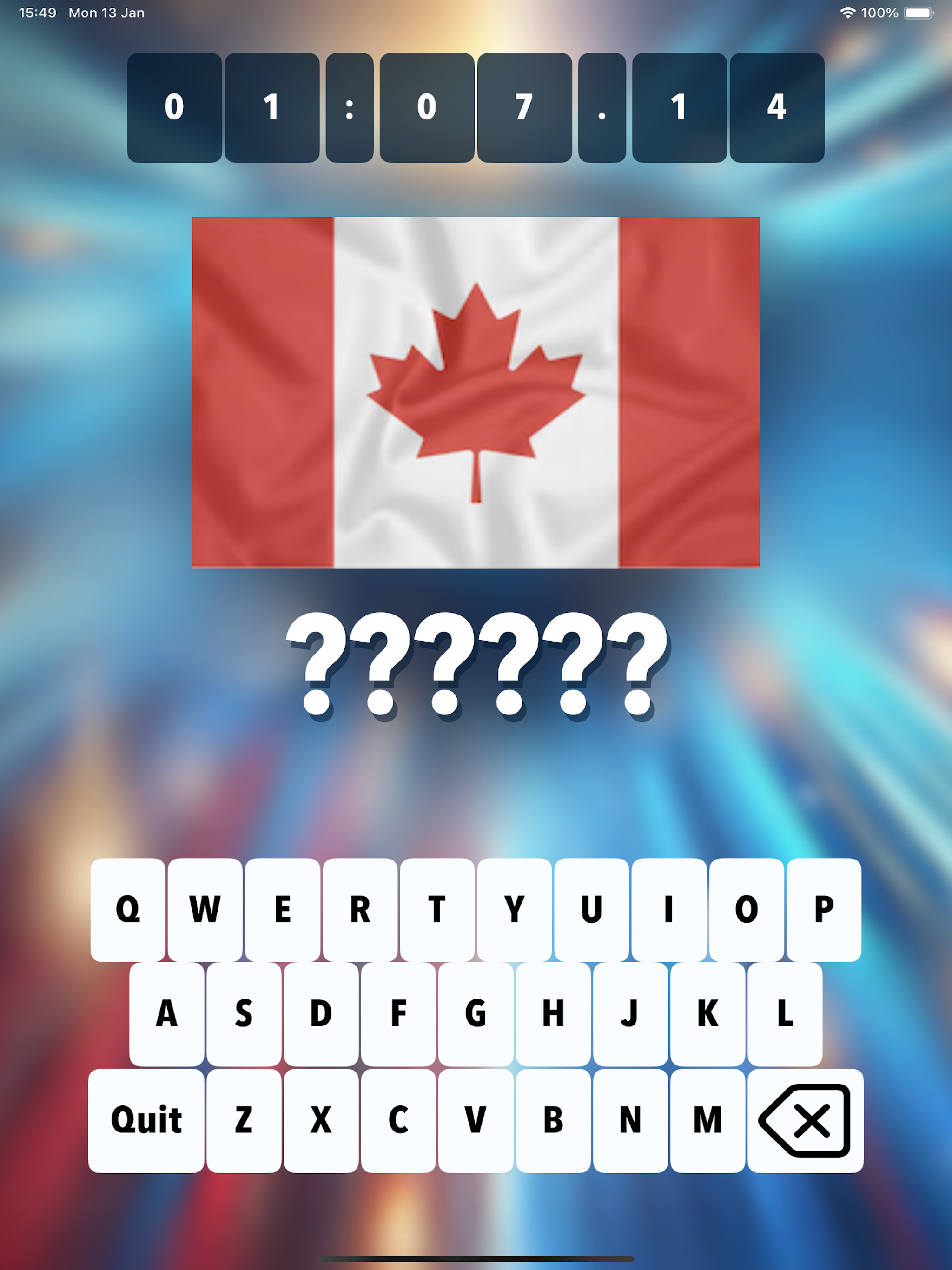 World Flags Quiz