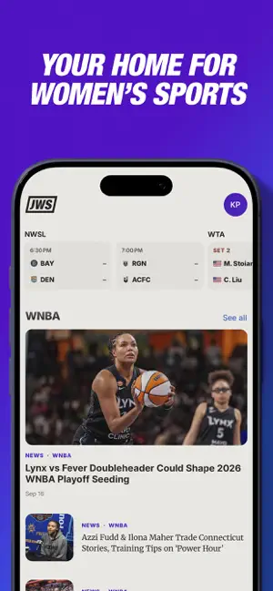 Just Women's Sports screenshot 1