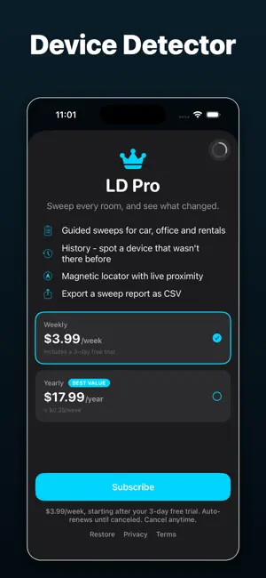 Listening Device Detector - LD screenshot 3