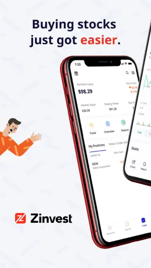 Zinvest - Online Stock Trading screenshot 1