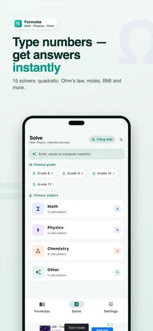 Math Physics Chemistry Formula screenshot 2