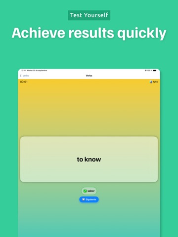 FlashCards - learn languages iPad screenshot