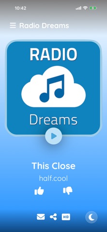Radio Dreams app screenshot