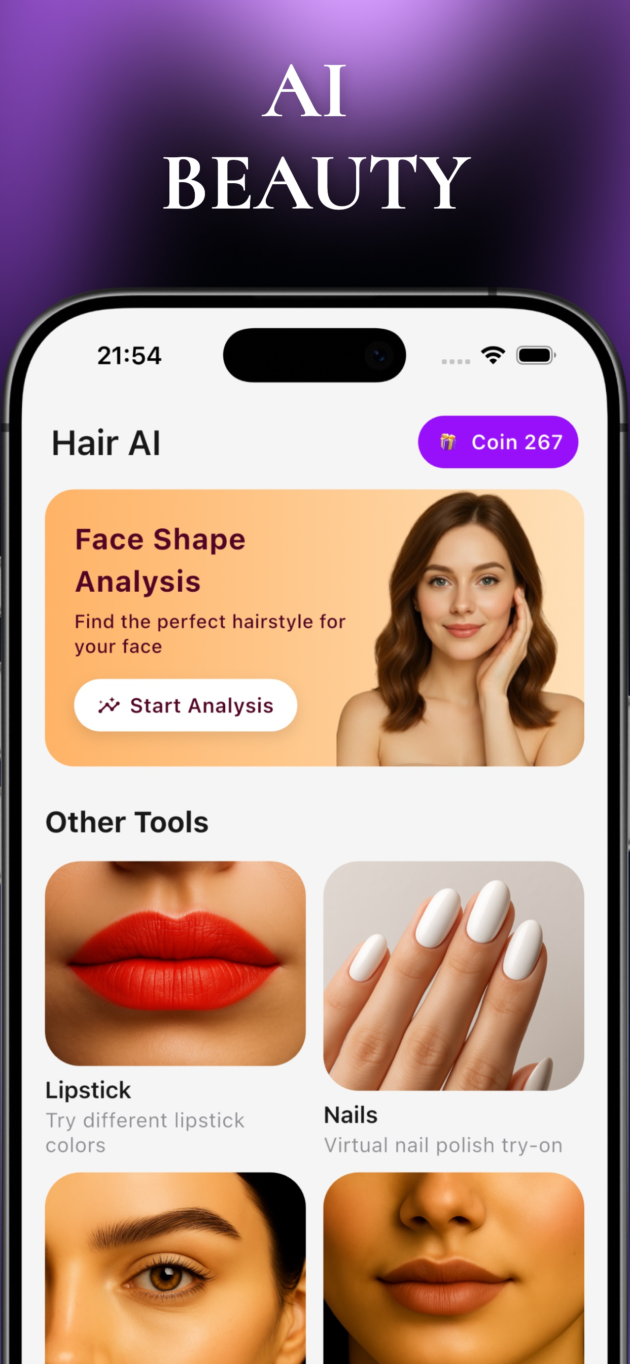 Hairstyle Try-On & Hair Color
