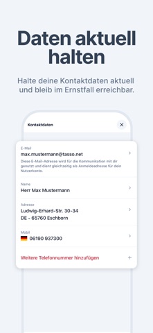 MeinTASSO iPhone screenshot 8
