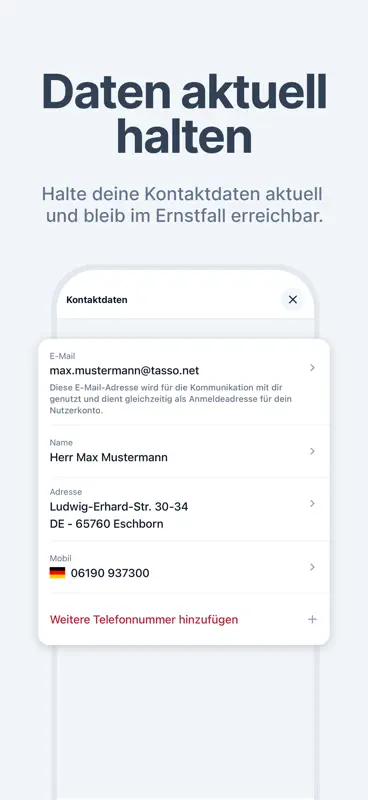 MeinTASSO screenshot 8 of 9