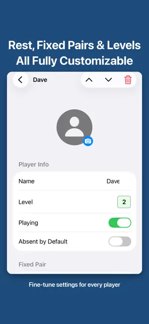 PairGen - Badminton Doubles screenshot 3