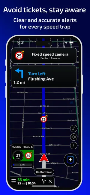 Radarbot: Speed Cameras | GPS iPhone screenshot 3