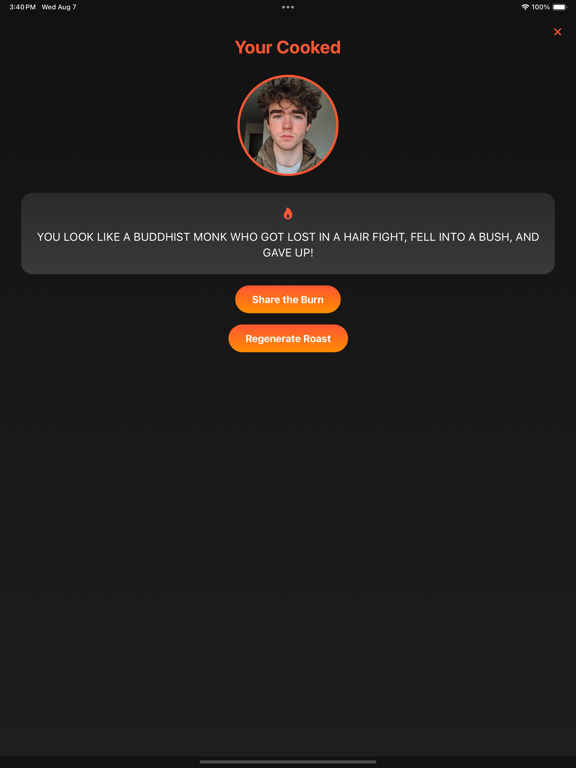 Cooked.ai iPad screenshot 2 - Entertainment app