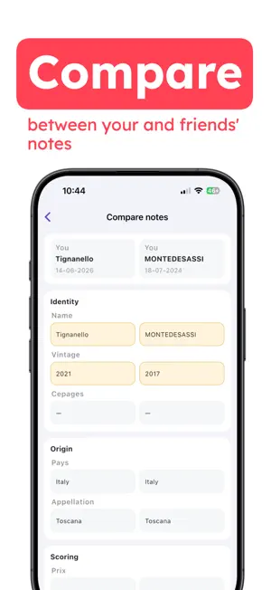 Wine notes & journal: Tannotes screenshot 4