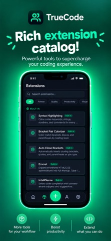 TrueCode: Code Editor & IDE iPhone screenshot 6
