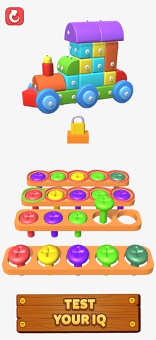 Screw Chain Sort 3D -Unpin Out screenshot