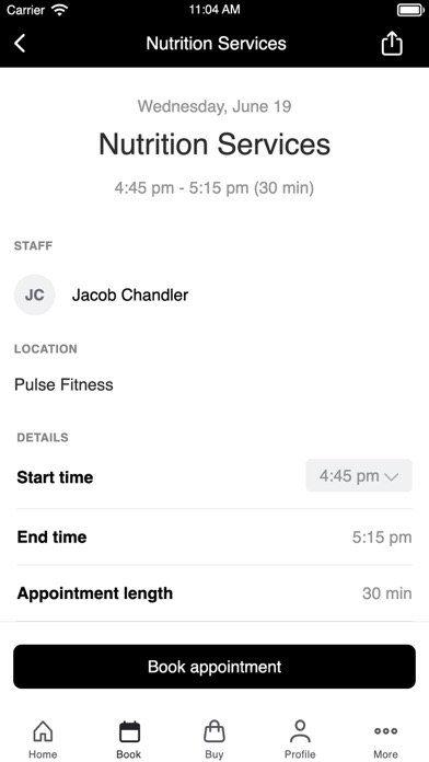 Pulse Fitness MI Screenshot