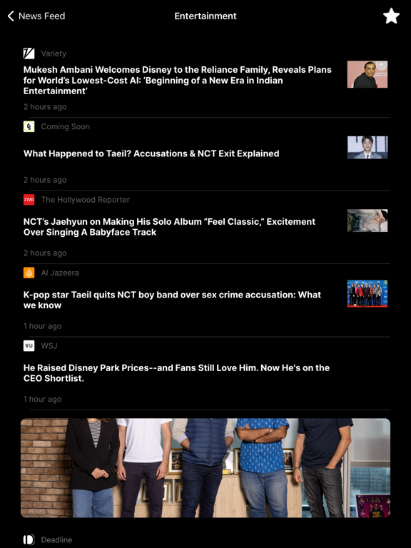 Justn News iPad screenshot 3 - News app