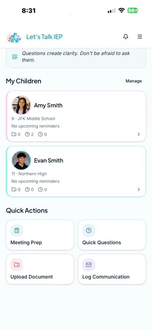 Let's Talk IEP screenshot 1
