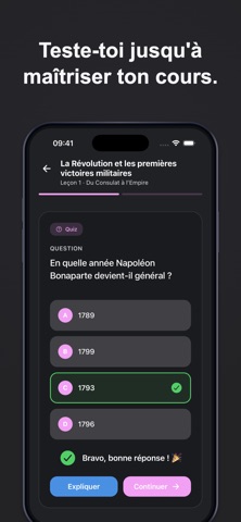 Atom AI: Révision & Flashcards screenshot