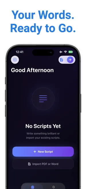 Teleprompter Pro: Read Script screenshot 2