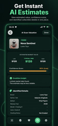 Collector Price Identifier iPhone screenshot