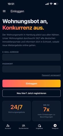 Wohnungsbot Hamburg Screenshot 1 of 7