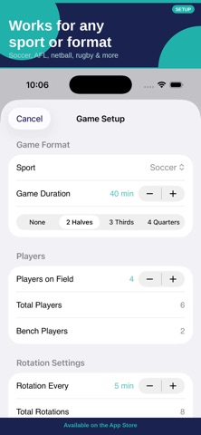 Easy Sport Sub Tracking screenshot