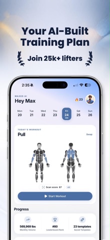 Maxed AI - Smart Fitness App screenshot