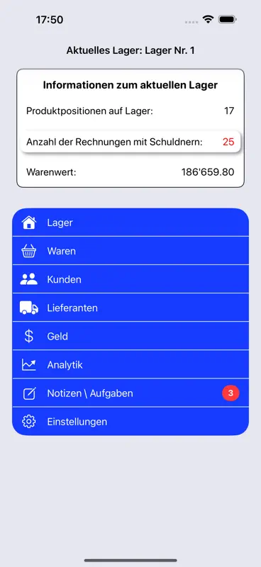 Lager: Bestand & Umsatz screenshot 1 of 10
