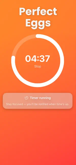 Egg Timer - App screenshot 1