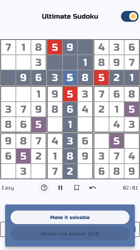 #3. Ultimate Sudoku (iOS) 由: Jong Hoon Kim