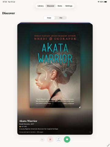 Shelfy: Book Tracker & TBR iPad screenshot 2