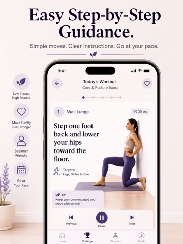Wall Pilates Workout - Thrive iPad screenshot