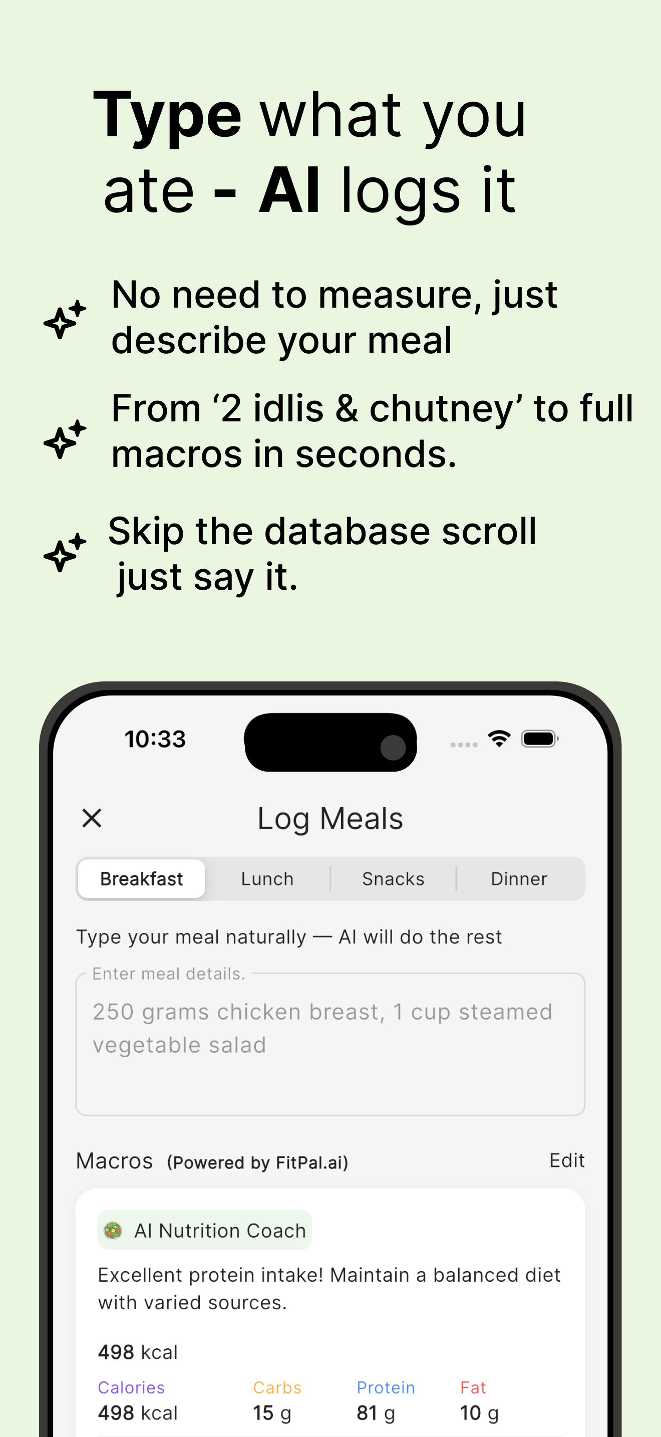 AI Calorie Tracker : FitPal