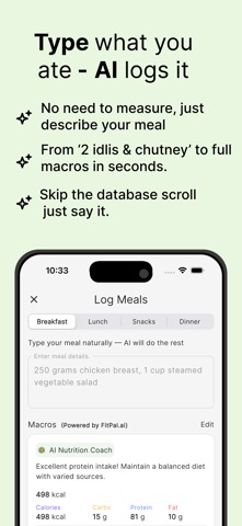 AI Calorie Tracker : FitPal Screenshot 5 of 8