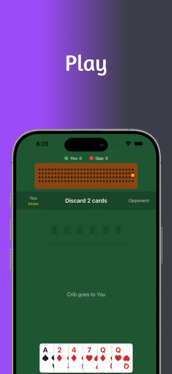 Screenshot #3 pour Cribbage - Play & Learn