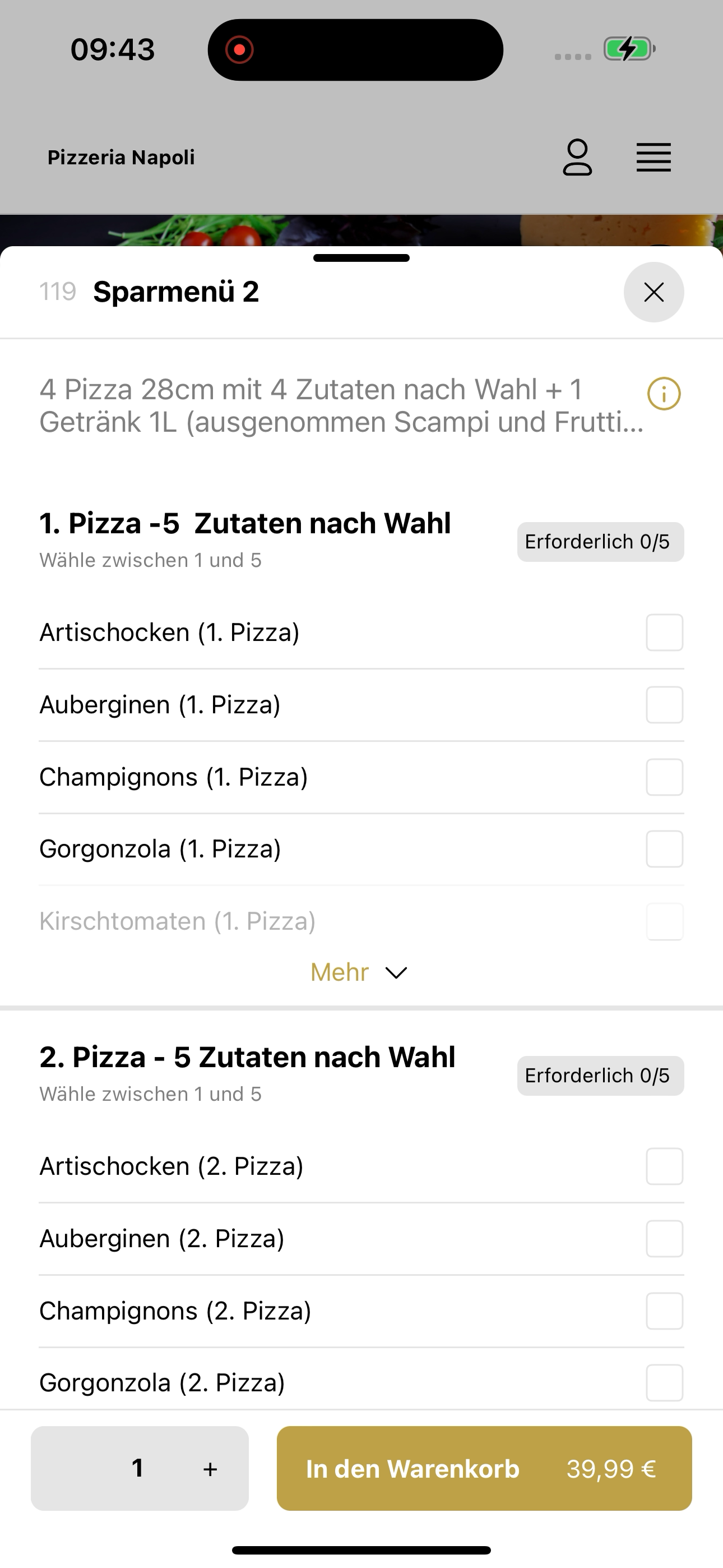 Pizzeria Napoli Mannheim screenshot 7
