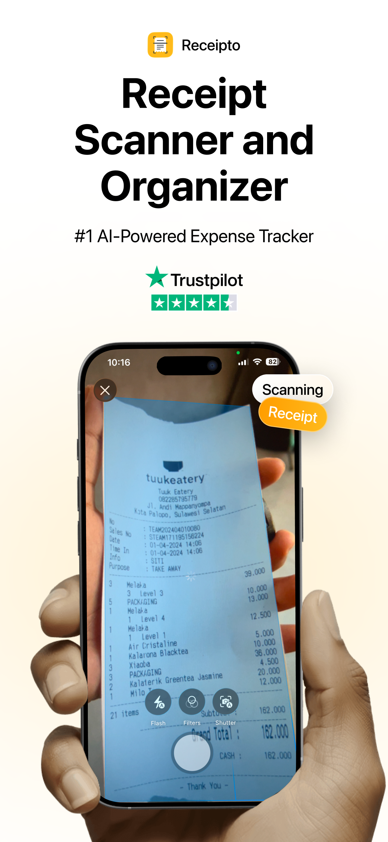 Receipt Scanner - Receipto