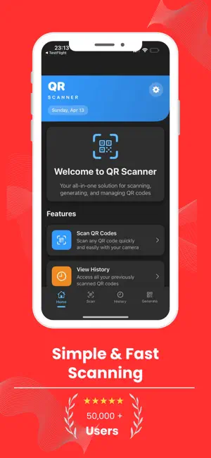 Scan & Generate QR Codes screenshot 1