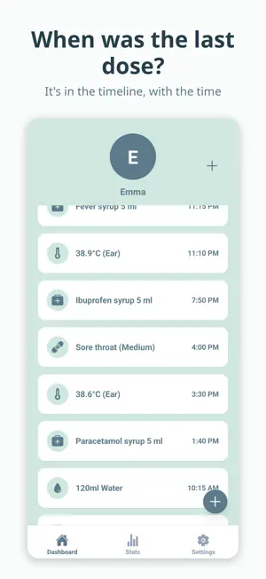 Mona: Kids Fever & Symptom Log screenshot 4