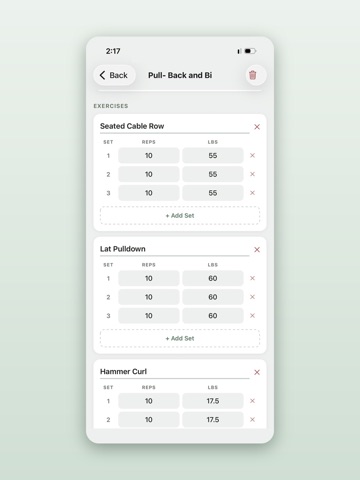 Nimble- Fitness Tracker iPad screenshot