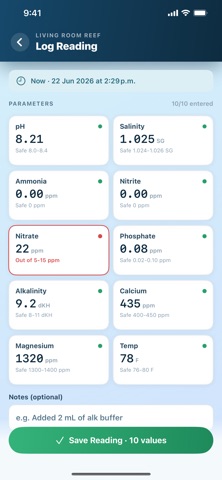 ReefKeeper: Aquarium Tracker screenshot